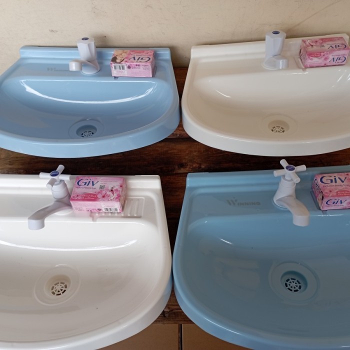 WASTAFEL PLASTIK CUCI TANGAN PUTIH