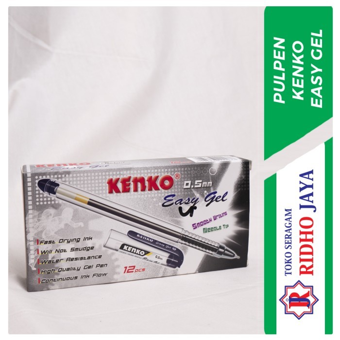 

Terbaru Pulpen Kenko Easy Gel 0.5 mm, pulpen kantor, pulpen enak dipakai 100% ori