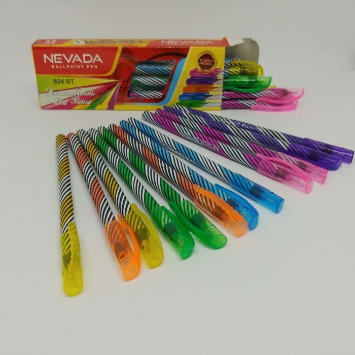 

Terbaru Bolpen Murah - Pulpen Nevada 0,7mm Hitam Alat Tulis Sekolah Kantor Pen 100% ori