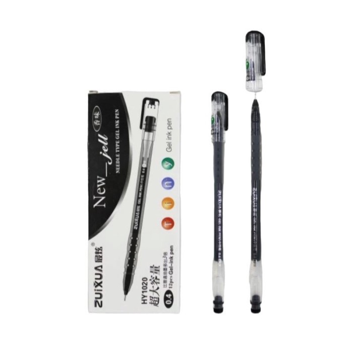 

Terbaru (SF1020-LUSIN) Pulpen Bolpen Bolpoin Bolpoint Pena Gell Pen Office Hitam atau Biru ZUIXUA