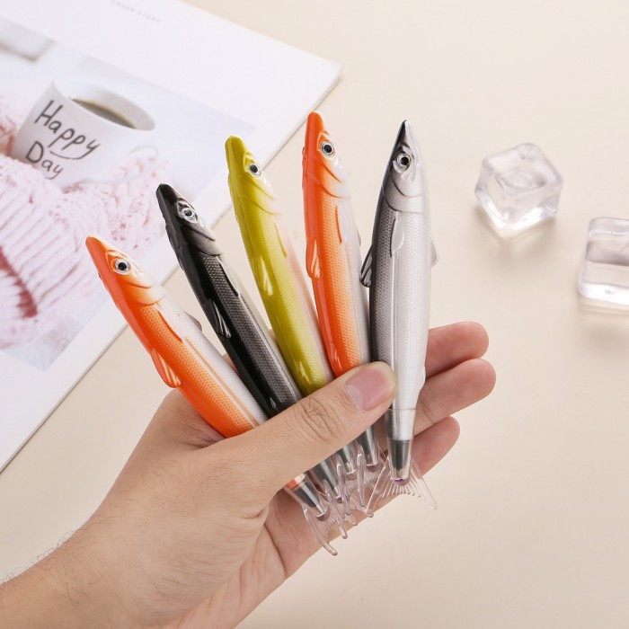 

Terbaru 1pcs Novelty 0.5mm Gel Pen Cute Ocean Fish Ballpoint Pen Writing Creative Office Gift School