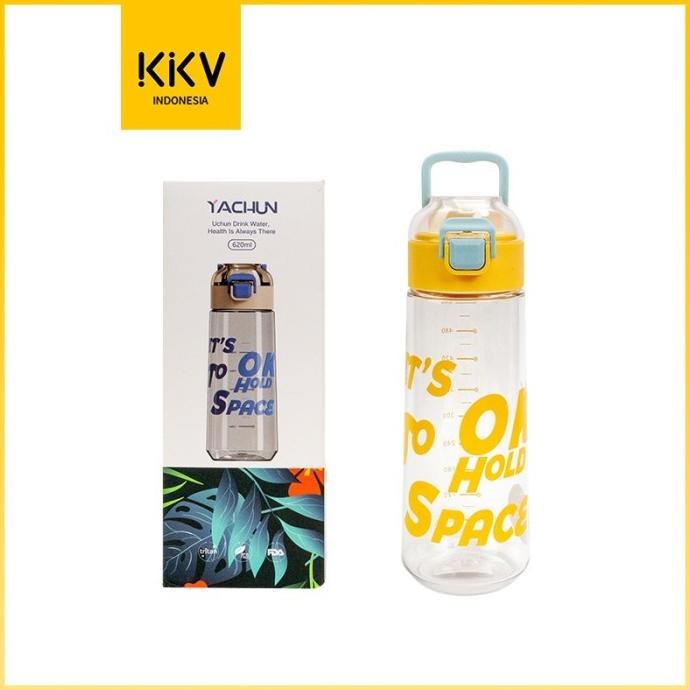New Arrival Kkv Yachun Fashion Water Bottle Botol Minum Plastik Aneka Warna 620Ml Best 2024