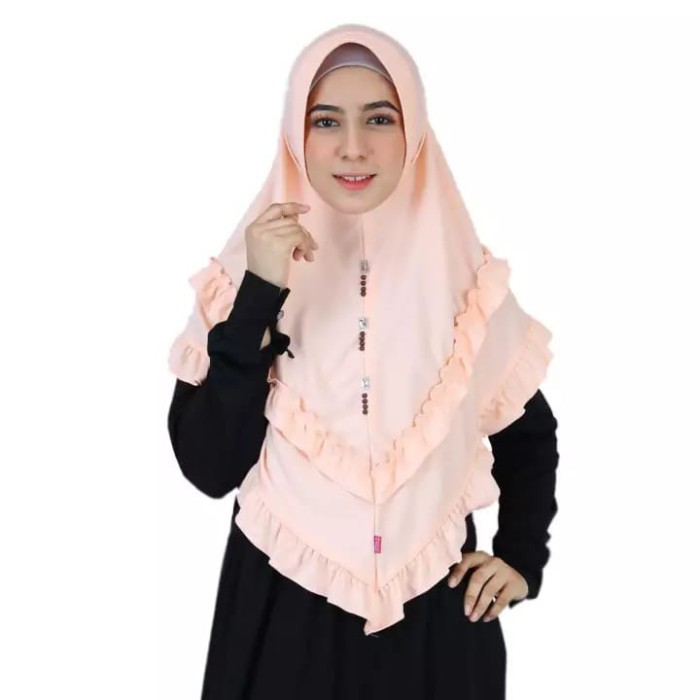 Jilbab Zaskia Rempel Hijab Instan Rempel Kriwil Hijab Instan Jersey