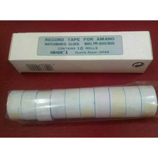 

TERLARIS - KERTAS AMANO PR-600 / 500 - LABEL / RECORD TAPE