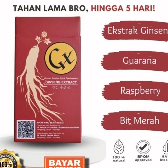 Gx Numan Serbuk Ekstrak Ginseng / Ambah Stana Tahan Lama Pria