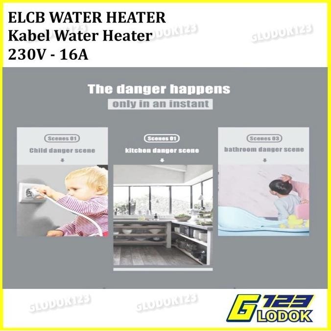 Free Ongkir Kabel Elcb Water Heater 16A Pemutus Arus Listrik Otomatis Pemanas Air Best 2024