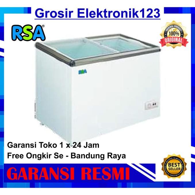 Chest Freezer Rsa Xs200/ Xs 200 / Xs-200 Freezer Box Khusus Bandung Original Dan Terpercaya