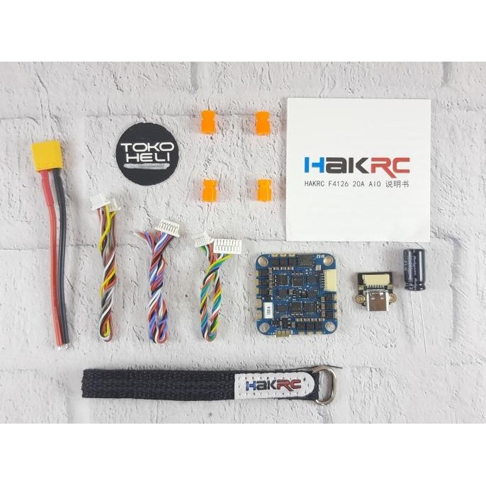HAKRC F411 20A 2-5S AIO Flight Controller FC ESC Reptile Cloud V2