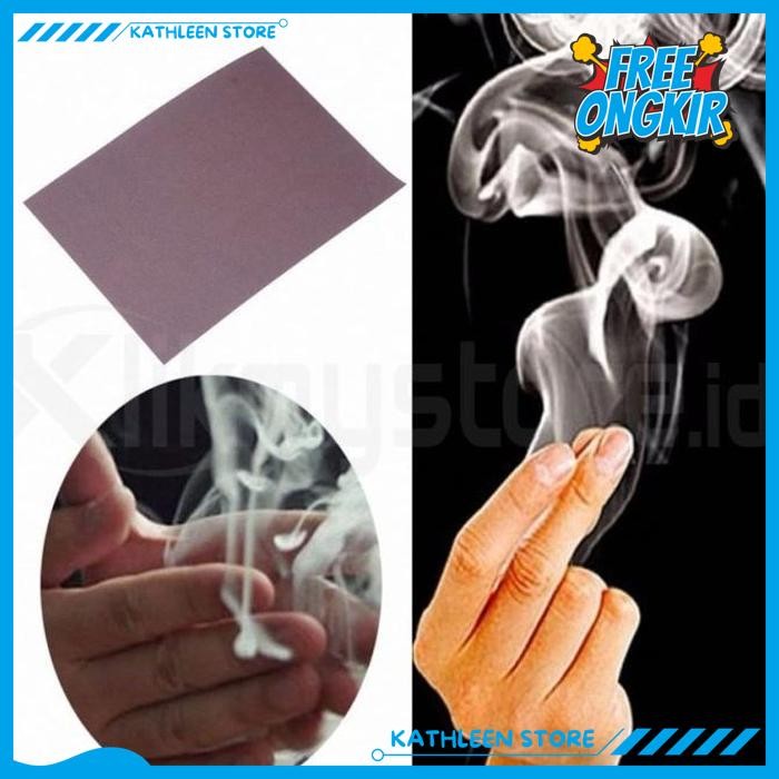 FINGER SMOKE MAGIC TRIK SULAP JARI KELUAR ASAP MAINAN AJAIB MISTIS TOY KATHLEEN STORE PROMO 