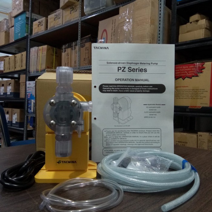 Cuci Gudang Dosing Pump Tacmina Japan Pz 30, Pz 60, Pz 100