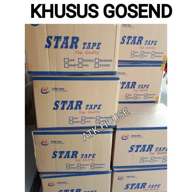 

BEBAS ONGKIR - GROSIR OPP Lakban Bening Coklat STAR 2inc 48mm*80yard DUS@72/Plakban