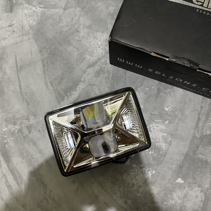 Daymaker Zelioni Vespa S Clear Chrome Headlamp Zelioni Vespa S