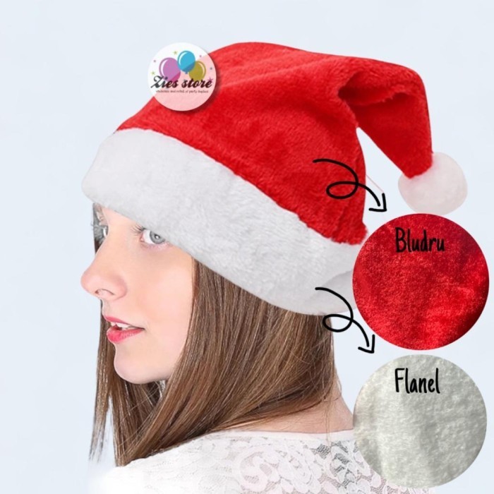 

NEW! Topi Natal / Topi Santa Claus Christmas Polos Tebal Premium Limited