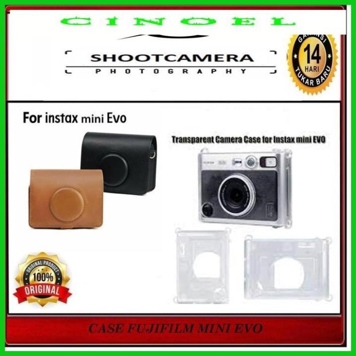 Cinoel Leather Bag Fujifilm Instax Mini Evo - Tas Kamera Fujifilm Evo