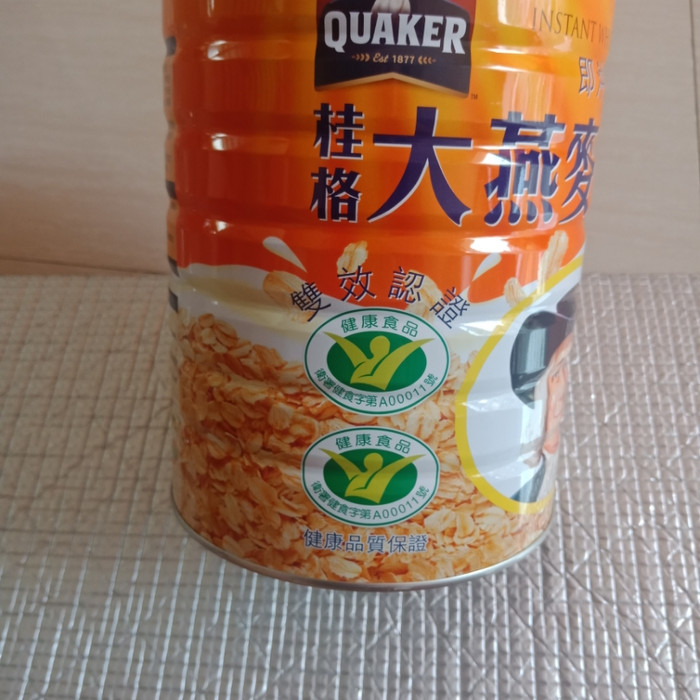 

Oat Meal/ Quaker Qat Gandum Taiwan New