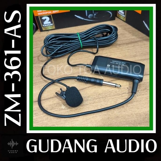Microphone Jepit Toa Mikropon Mic Toa ZM-361 ZM 361