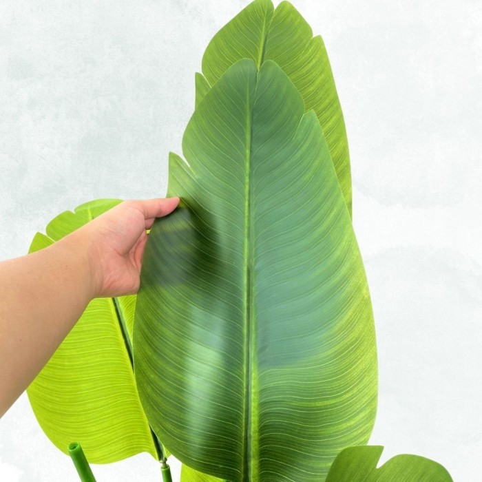 Pohon Pisang Artificial 1.2 Meter - Daun Pisang Talas Plastik Terbaru