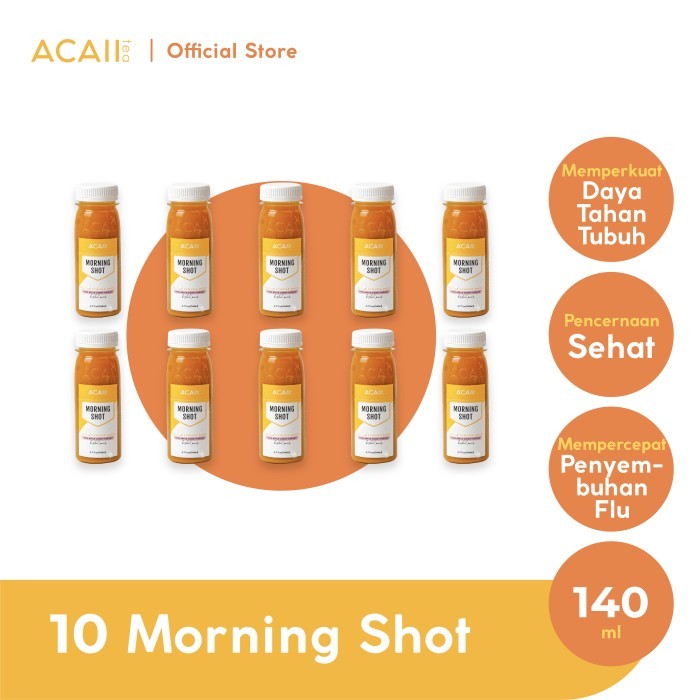 

Acaii Tea 10 Morning Shot Package (10X125Ml) Terbaik