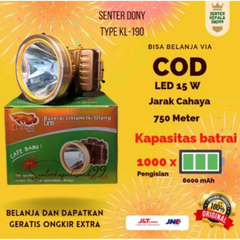 Senter Kepala Dony Kl-190