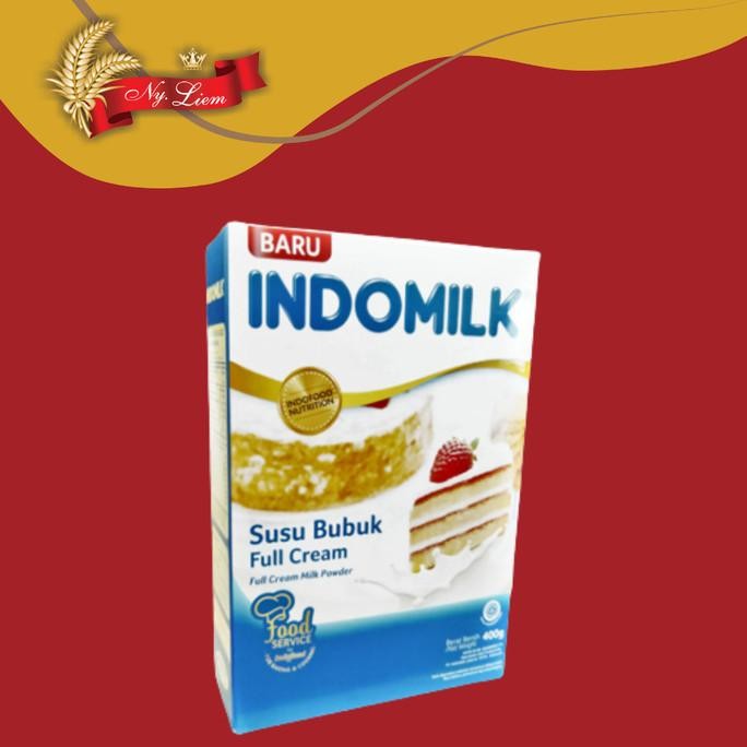 

New Indomilk Susu Bubuk Full Cream Baking 400 Gram