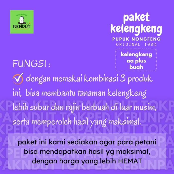 Paket Pupuk Nongfeng Boster Booster Kelengkeng Agar Cepat Berbuah Terlaris