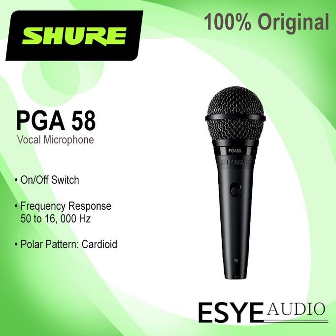 Mic kabel SHURE PGA58 (100% ORI)