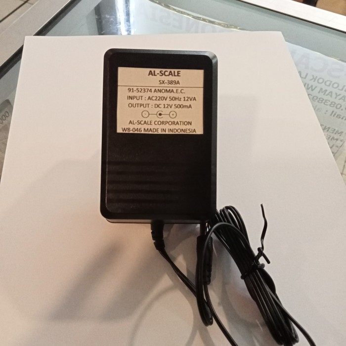 Adaptor Timbangan Digit12V-500Ma/Adaptor 12V-1000Ma/ Adaptor 9V-1000Ma