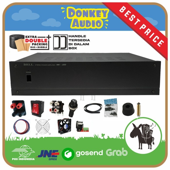 Cuci Gudang Box Mk200 Polos Power Amplifier Bell