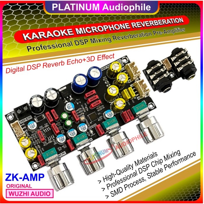 Terlaris Karaoke Microphone Reverberation Modul Digital Echo Mixing Dsp Pro