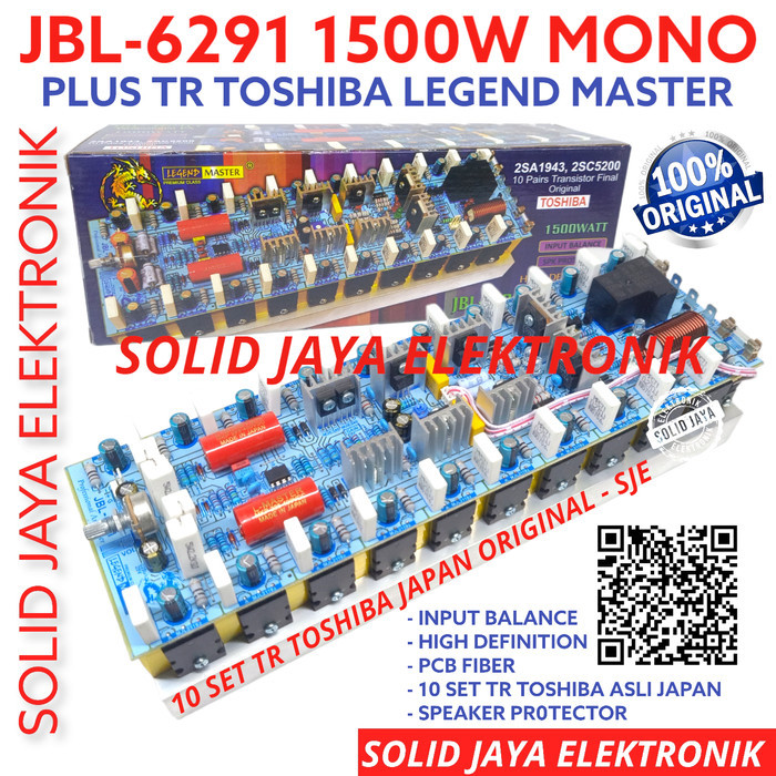 Terlaris Kit Power Jbl 6291 Jbl-6291 Jbl6291 Tr Toshiba Asli Japan Amplifier