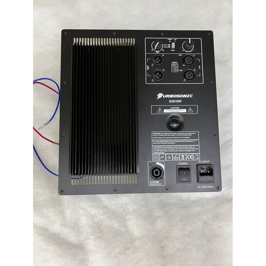 Terbaru Turbosonic Sub1000 Kit Power Aktif Subwofer 600 Watt Class D Original