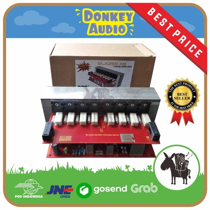 Terbaru Kit Power Mono Yiroshi 800W Amplifier Blazer X8 Driver Rosi Bell Bgr