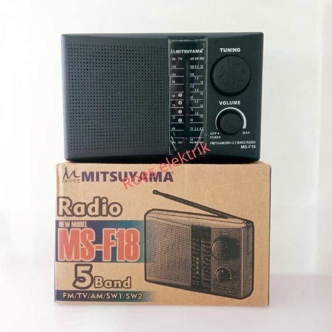 Promo Radio Mitsuyama Am-Fm F-18 Portable Radio