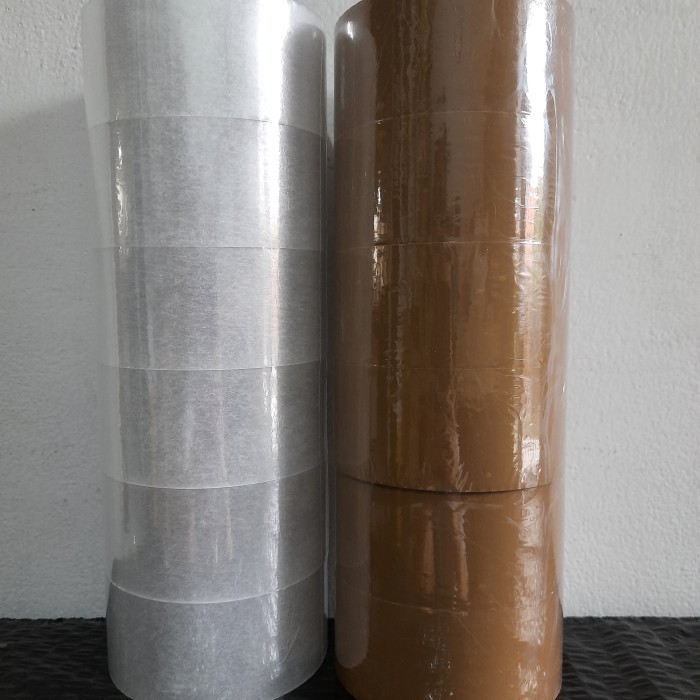 

1 Dos Lakban Coklat Atau Bening 48 Mmx 100Yard (Ukuran Asli) Isi 72Rol Terbaik
