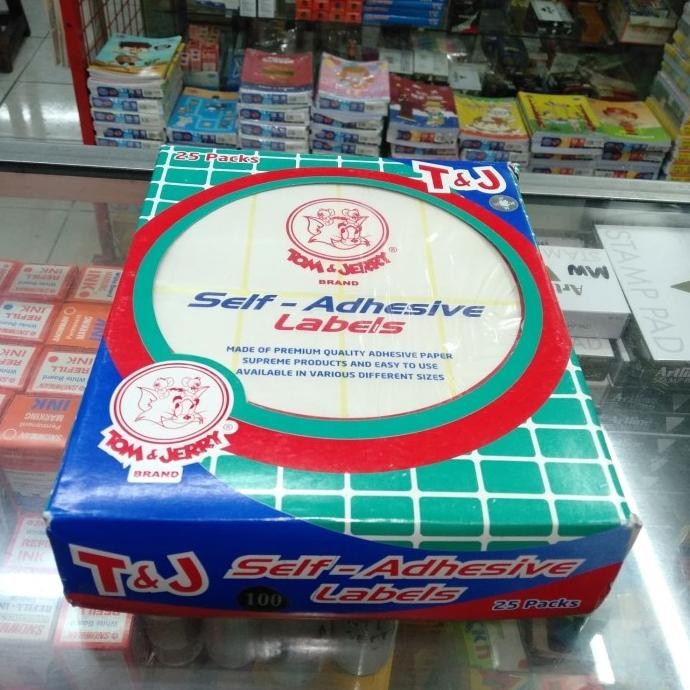 

TERLARIS - Label tom & jerry 100 isi 25 packs