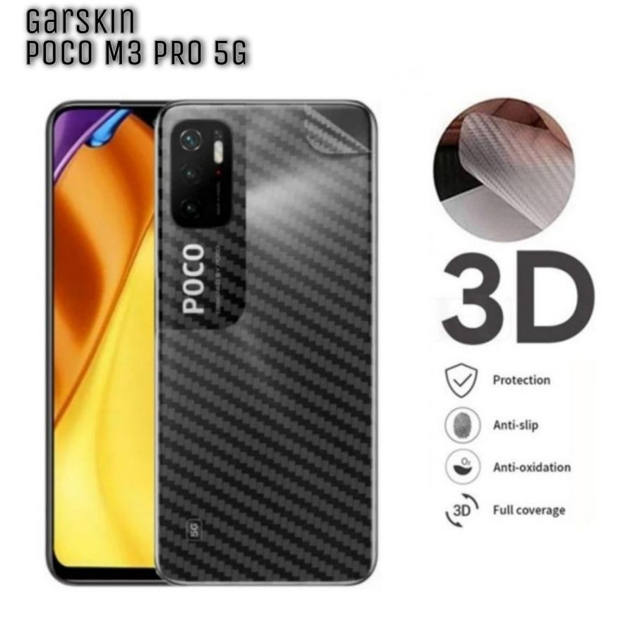 Garskin Poco M3 Pro Skin Carbon Poco M3 Pro Stiker Poco M3 Pro