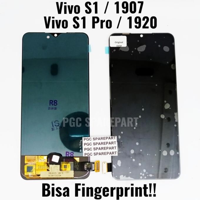 TERMURAH - Original OEM LCD Touchscreen Fullset Vivo S1 / S1 Pro Bisa Fingerprint
