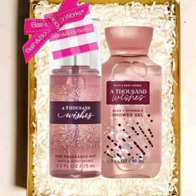 

BEBAS ONGKIR - GIFTSET A THOUSAND WISHES HAMPERS BATH AND BODY WORKS