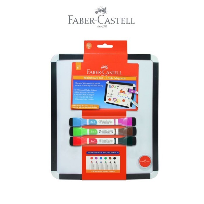 

Faber-Castell Papan Tulis Whiteboard Marker Free Marker Set 3 6 Warna Terlaris
