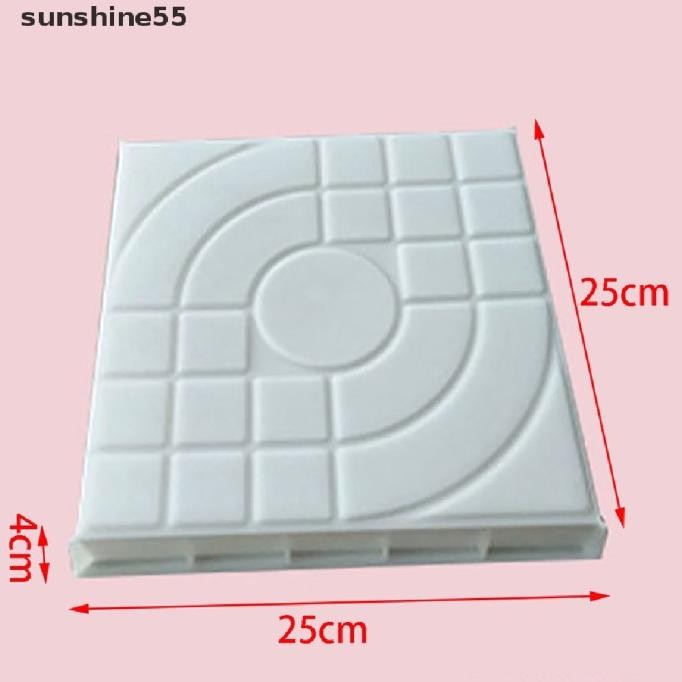 Cetakan Paving Block / Batu Bata DIY Bentuk Kotak Untuk Teras / Taman MS54