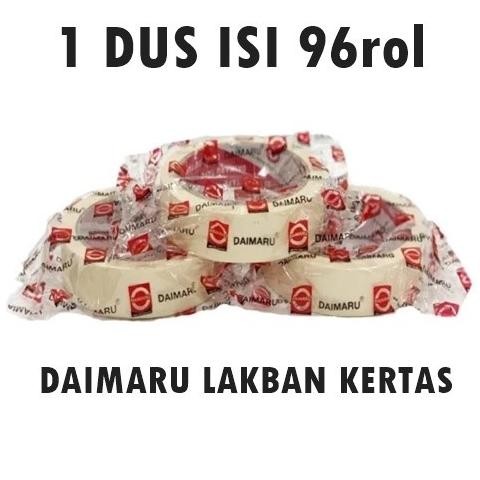 

NEW DAIMARU Lakban Kertas 1 DUS isi 96 rol