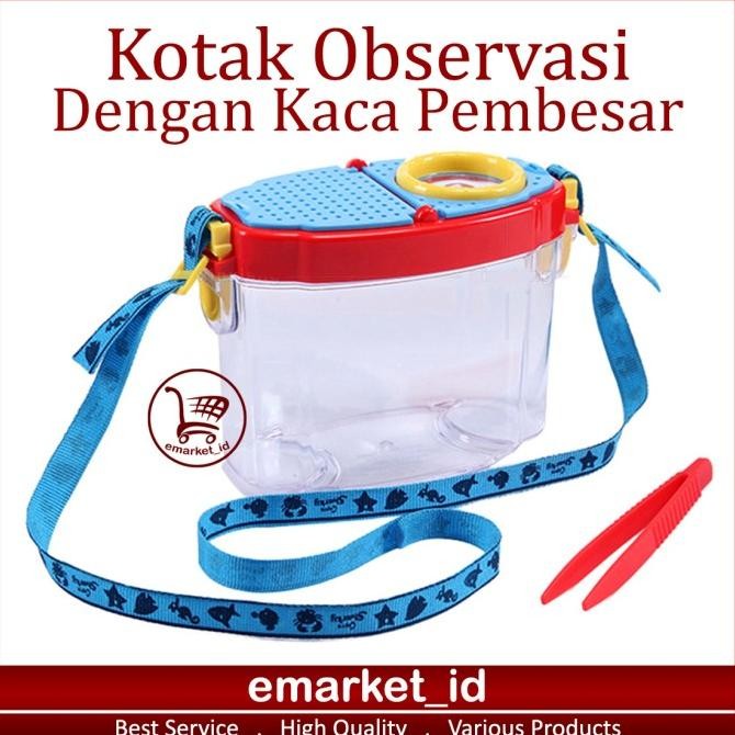 

Kotak Observasi Serangga / Bug Insect Viewer / Portable Dengan Kaca