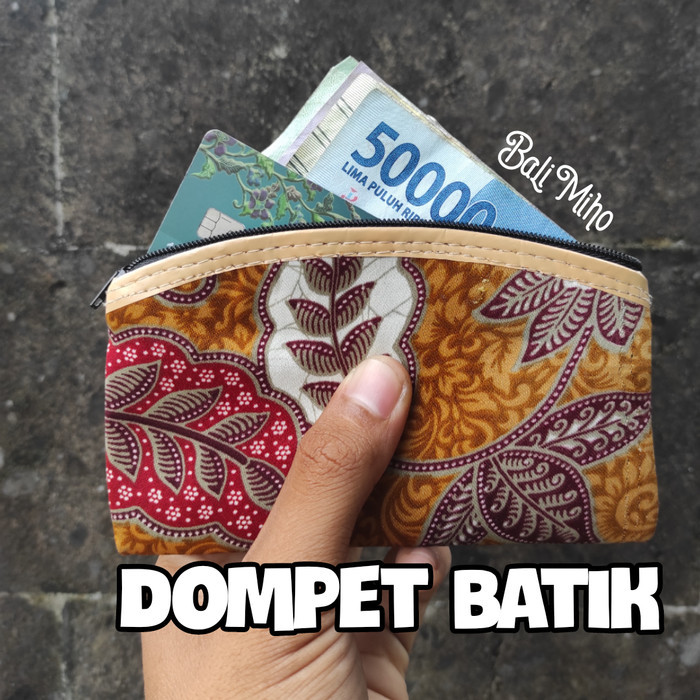 

New - Dompet Batik/Dompet Batik Souvenir/Dompet Wanita/Dompet Mini/Wallet