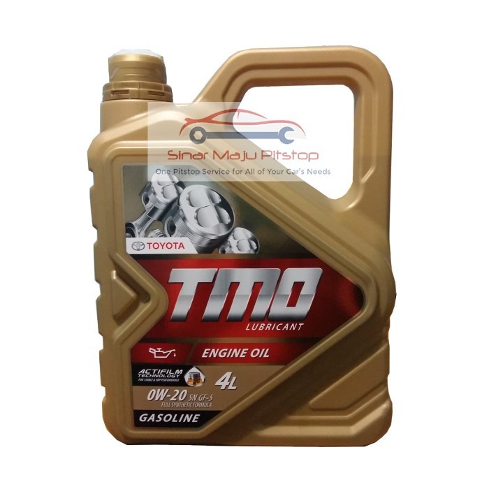 Toyota Motor Oil Tmo 0W-20 Sn Gf-5 - Oli Pelumas Mobil Full Synthetic Harga Spesial