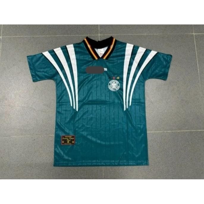 NEW JERSEY BOLA RETRO JERMAN GERMANY AWAY GRADE IMPORT 1998