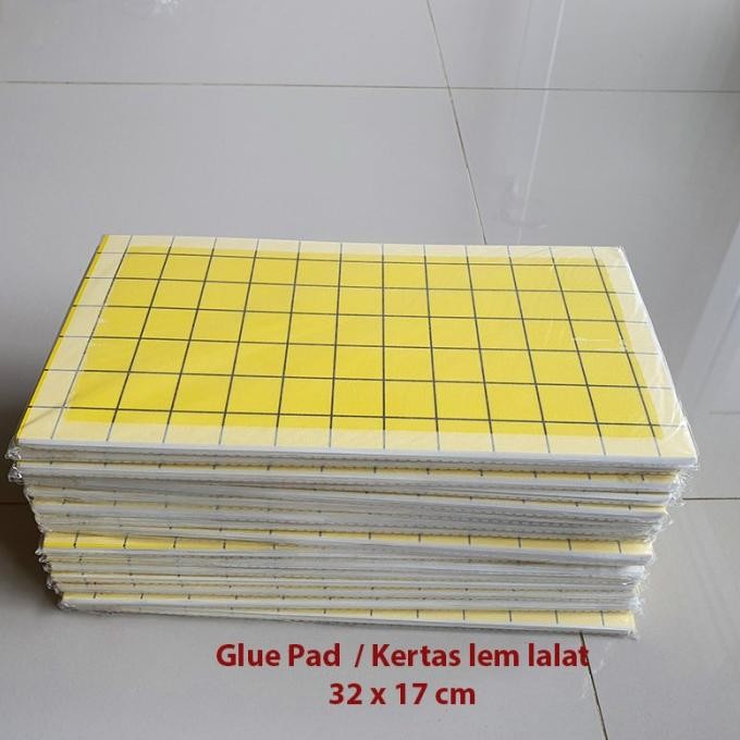 

TERBARU - 10 lembar Glue Pad / Glue Board / Gluepad Flycatcher Size 32x17cm