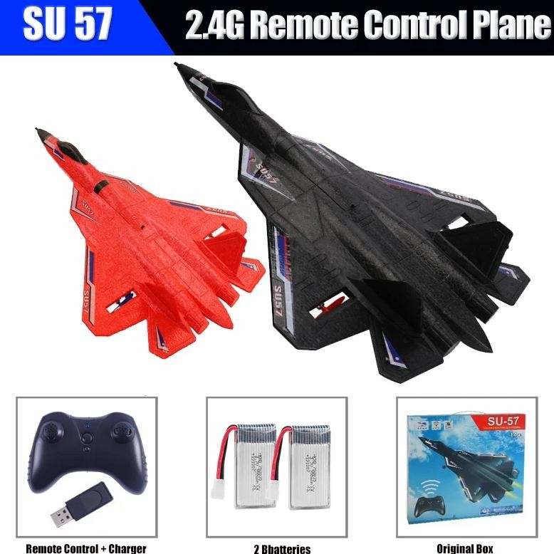 RC FOAM AIRCRAFT SU35 SU57 PLANE 2.4G RADIO CONTROL GLIDER REMOTE CONTROL FIGHTER PLANE GLIDER AIRPL