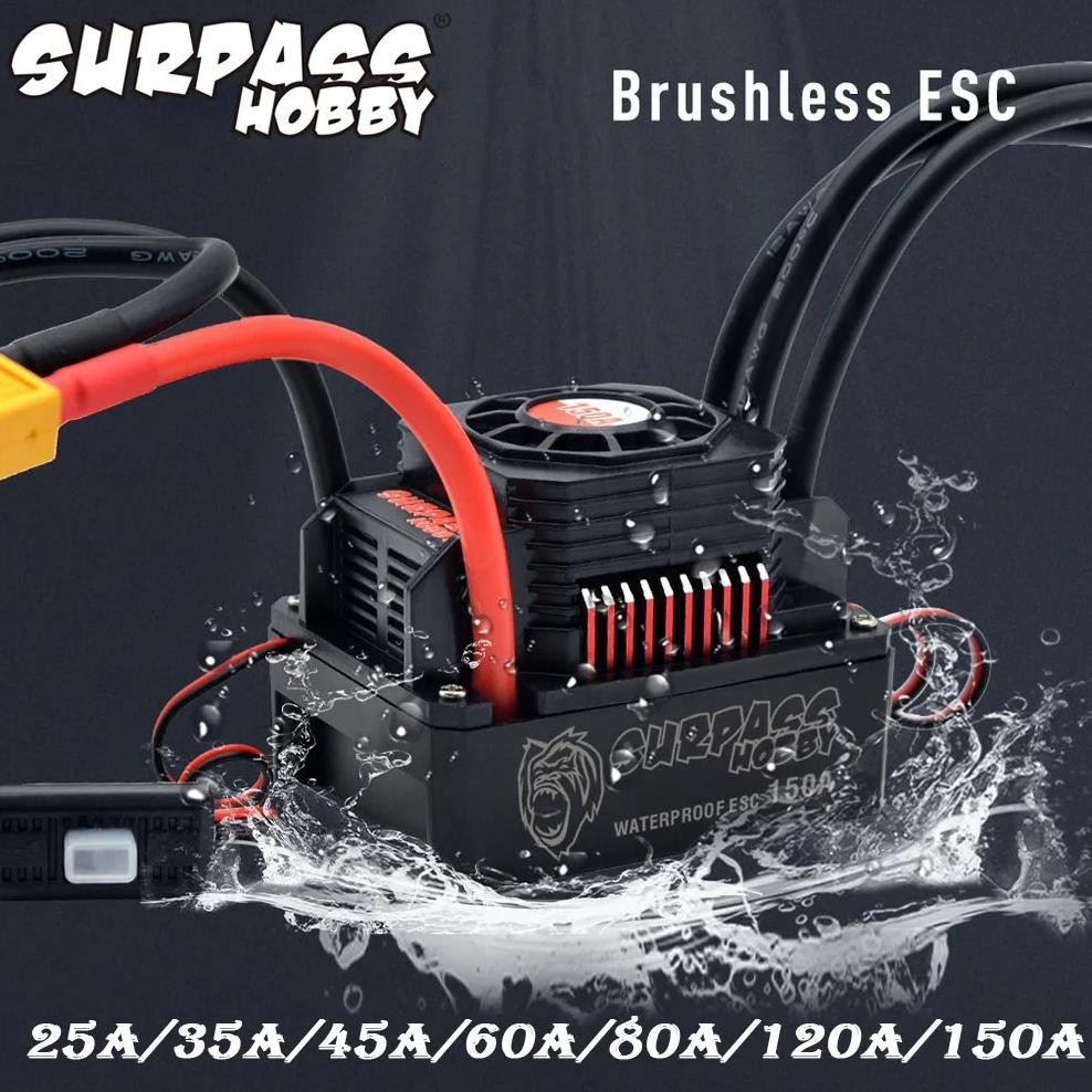 SURPASS HOBBY 150A 120A 60A 80A ESC ELECTRIC SPEED CONTROLLER PROGRAMMER CARD FOR 1/8 1/10 1/12 1/16