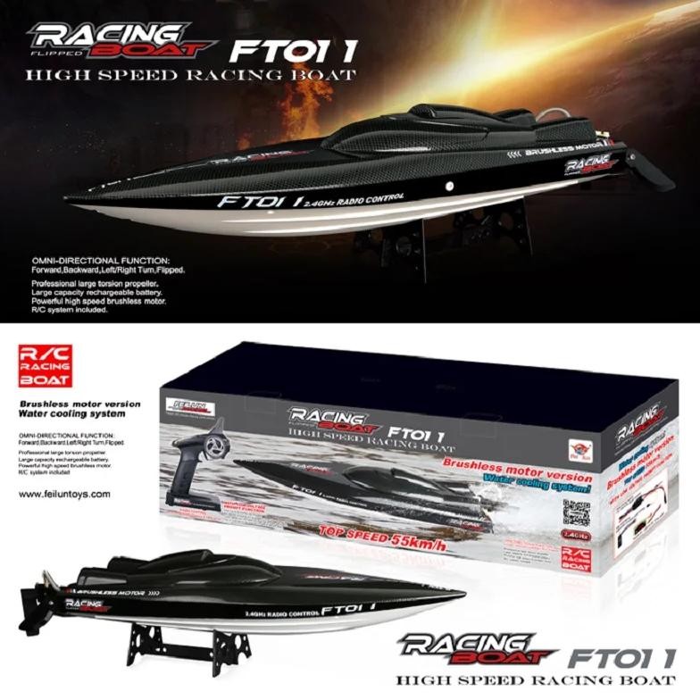 FEILUN FT011 65CM BRUSHLESS MOTOR WATER COOLING HIGH SPEED RC RACING BOAT RTR 2.4GHZ
