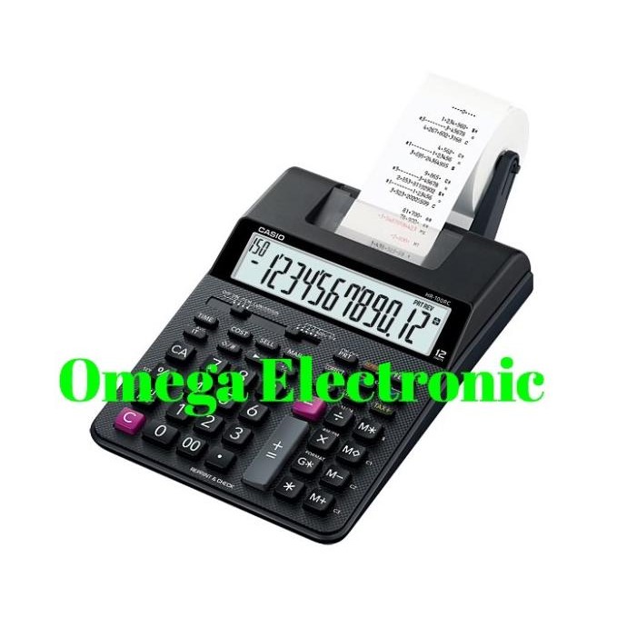 

TERBARU - Casio HR-100RC - Printing Calculator Struk Kalkulator Kasir HR 100 RC